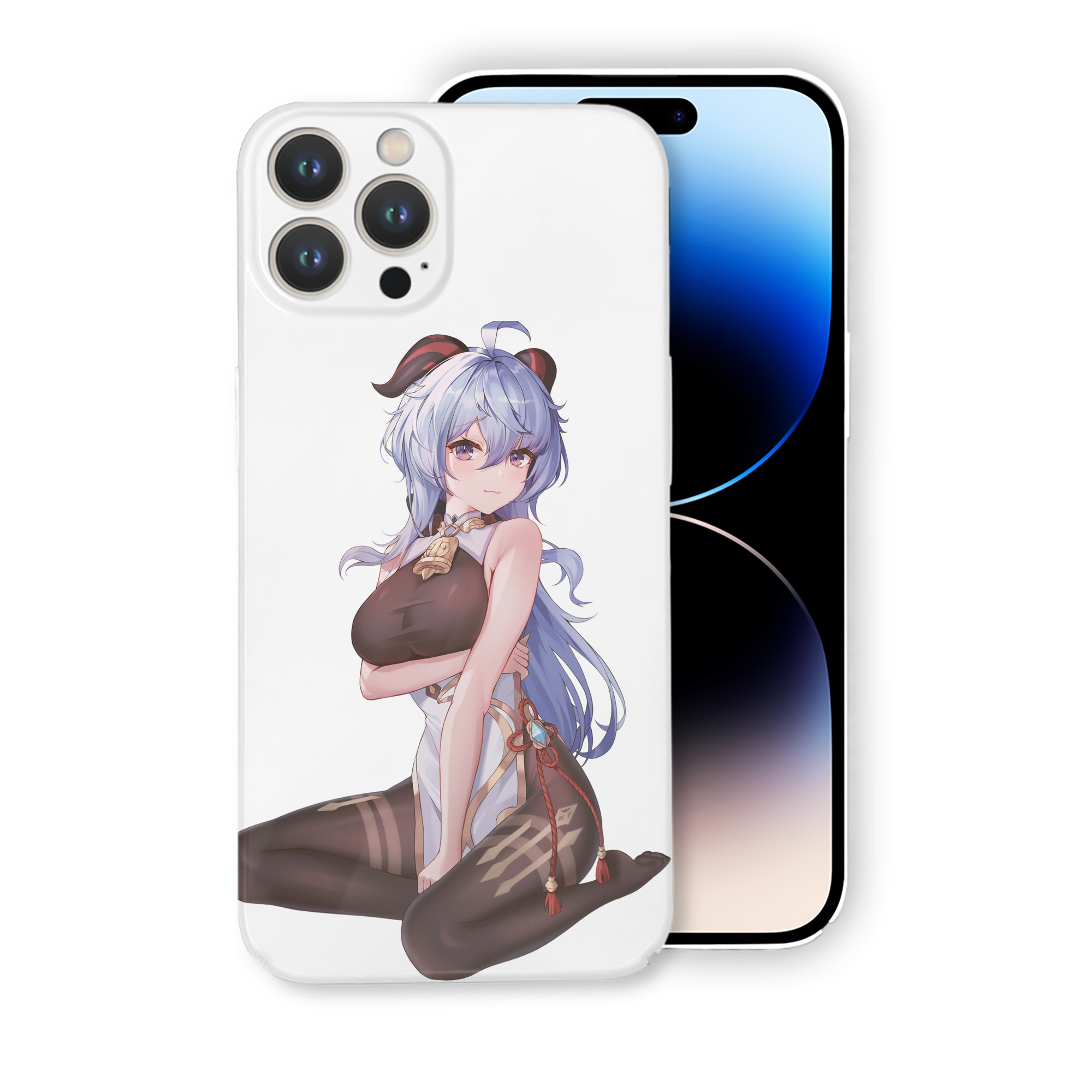 げんし神 甘雨 かんう genshin Ganyu 【iPhone 14シリーズ対応】ハードケース